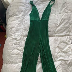 Green jumpsuit